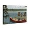 Stupell Industries Dogs on Lake Dock Canvas Wall Art Design by James Wiens
